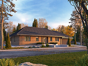 Projekt domu Borówka 7 bal