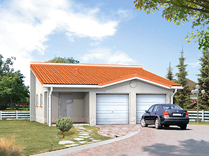 Projekt domu Garaż G2