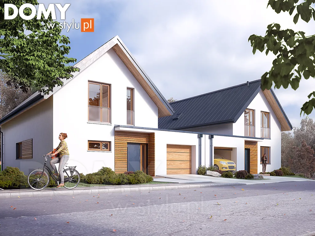 Nowoczesny projekt domu Aspen - wizualizacja frontowa