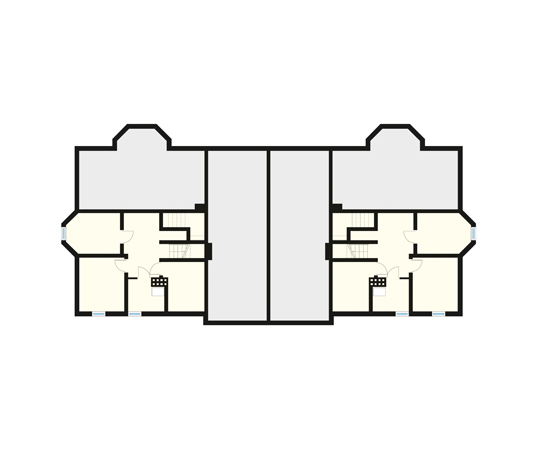 Projekt domu Astra - rzut piwnicy