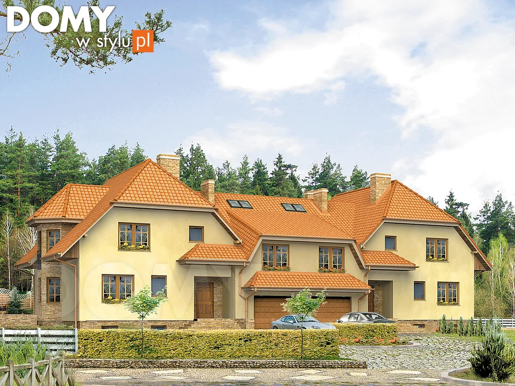 Projekt domu Astra - wizualizacja frontowa