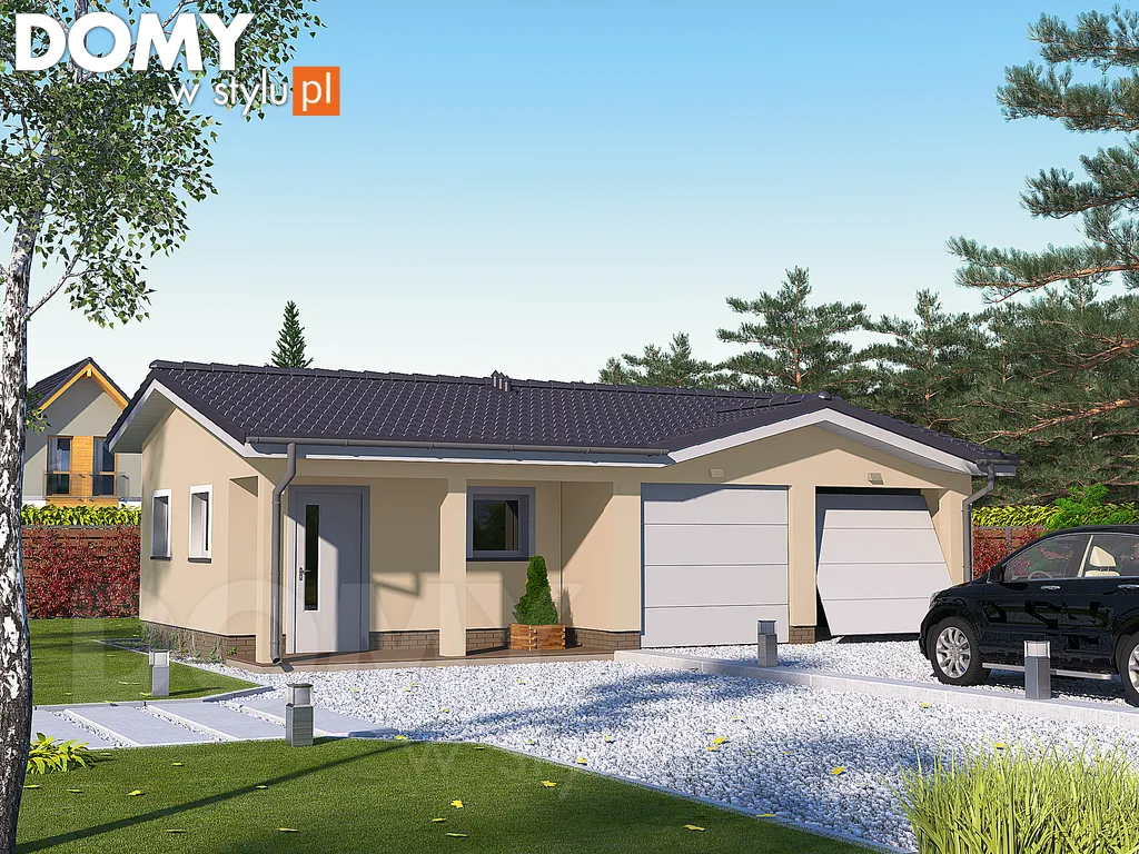 Projekt domu Garaż G1 - wizualizacja frontowa