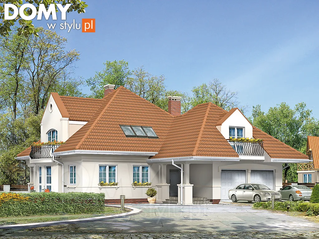 Projekt domu Ocean 2 - wizualizacja frontowa