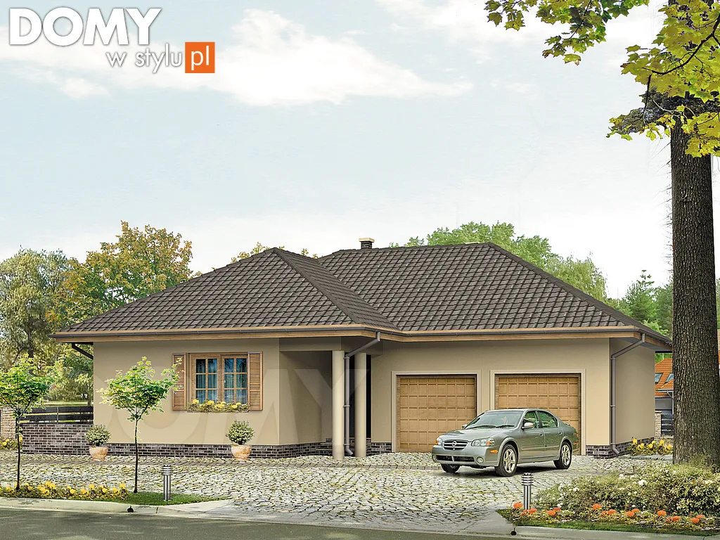 Projekt domu Salsa 2 - wizualizacja frontowa