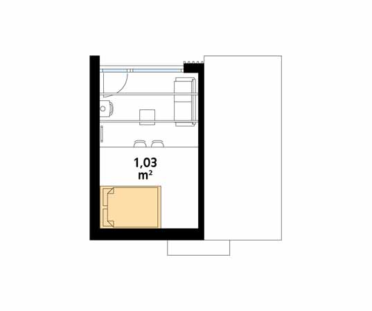 Projekt domu Szyszka 3 dr-S - rzut poddasza