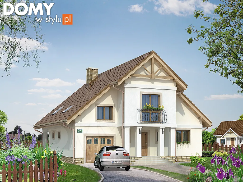 Projekt domu Tempo - wizualizacja frontowa