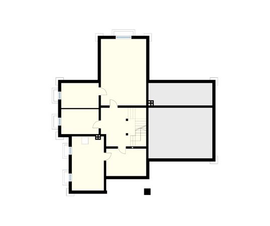 Projekt domu Vega 2 - rzut piwnicy