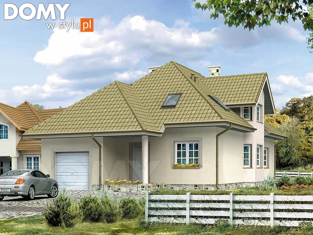 Projekt domu Viola - wizualizacja frontowa