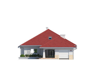 Projekt domu Adela - elewacje