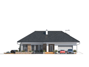 Projekt domu Aksamit 8 - elewacje