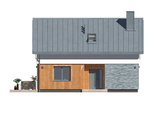 Projekt domu Alikante - elewacje