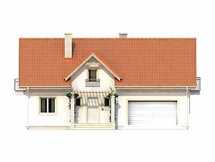 Projekt domu Alka 2 - elewacje