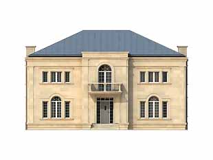 Projekt domu Amadeusz - elewacje