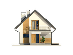 Projekt domu Amelia - elewacje