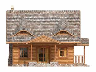 Projekt domu Ami bal - elewacje