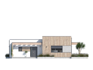 Projekt domu Amika - elewacje