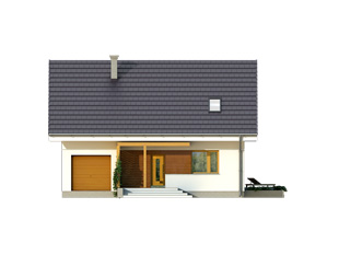 Projekt domu Anka 2 - elewacje