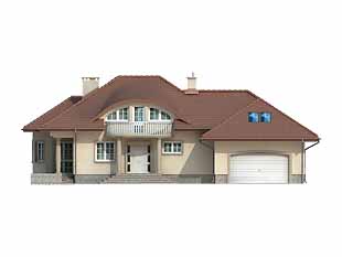 Projekt domu Aria 3 - elewacje