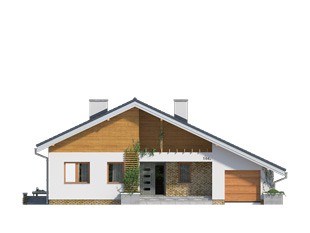 Projekt domu As 3 - elewacje