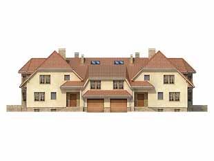 Projekt domu Astra - elewacje