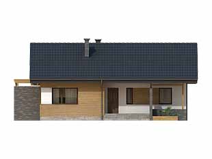 Projekt domu Atut - elewacje