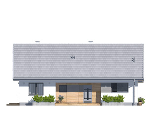 Projekt domu Awokado 2 - elewacje