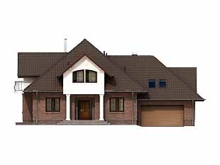 Projekt domu Bachus 10 - elewacje