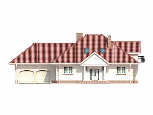 Projekt domu Ballada - elewacje