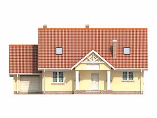 Projekt domu Bemol 3 - elewacje