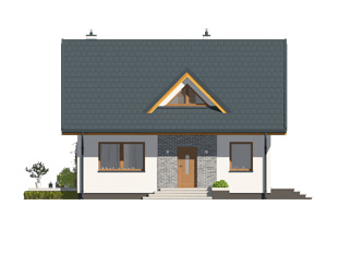 Projekt domu Bez 4 - elewacje