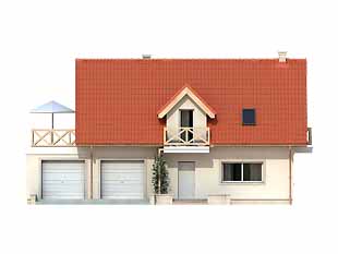 Projekt domu Bielik 2 - elewacje