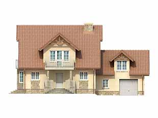 Projekt domu Bolero 2 - elewacje