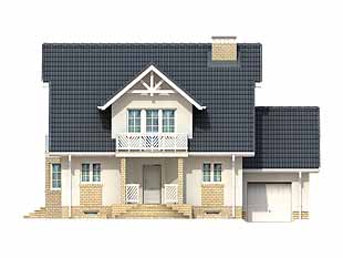 Projekt domu Bolero - elewacje