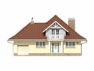 Projekt domu Brawo 2 - elewacje