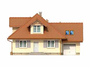 Projekt domu Bryza 2 - elewacje