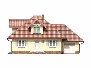 Projekt domu Bryza 3 - elewacje