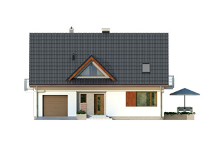 Projekt domu Calineczka 2 - elewacje