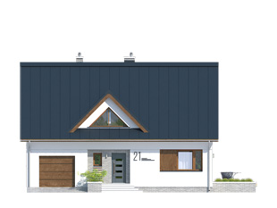 Projekt domu Calineczka 3 - elewacje