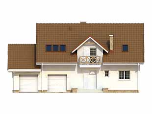 Projekt domu Carmen 2 - elewacje