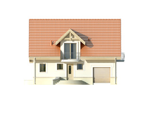 Projekt domu Chaber 3 - elewacje