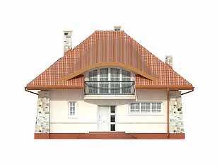 Projekt domu Credo - elewacje