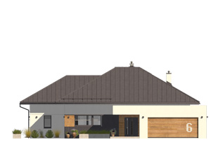 Projekt domu Cytrus 6 - elewacje