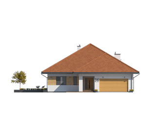 Projekt domu Decyma 11 - elewacje