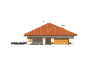 Projekt domu Decyma 12 - elewacje