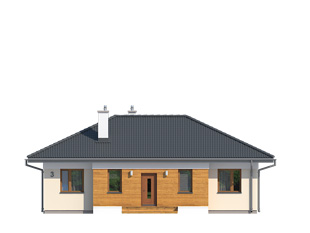 Projekt domu Decyma 2 - elewacje