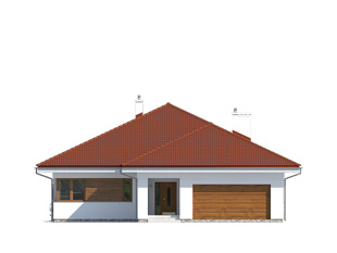 Projekt domu Decyma - elewacje