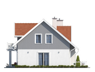 Projekt domu Dudek 2 - elewacje