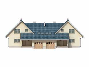 Projekt domu Duet - elewacje