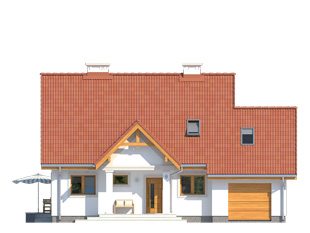 Projekt domu Echo 2 - elewacje