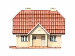 Projekt domu Echo - elewacje